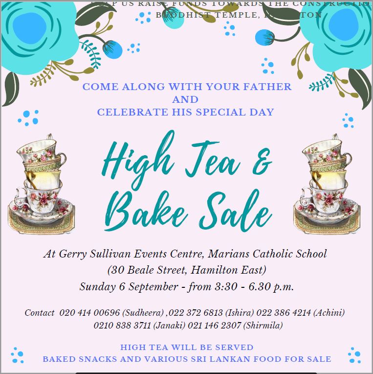 High Tea Bake sale