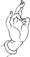 Buddhist gesture